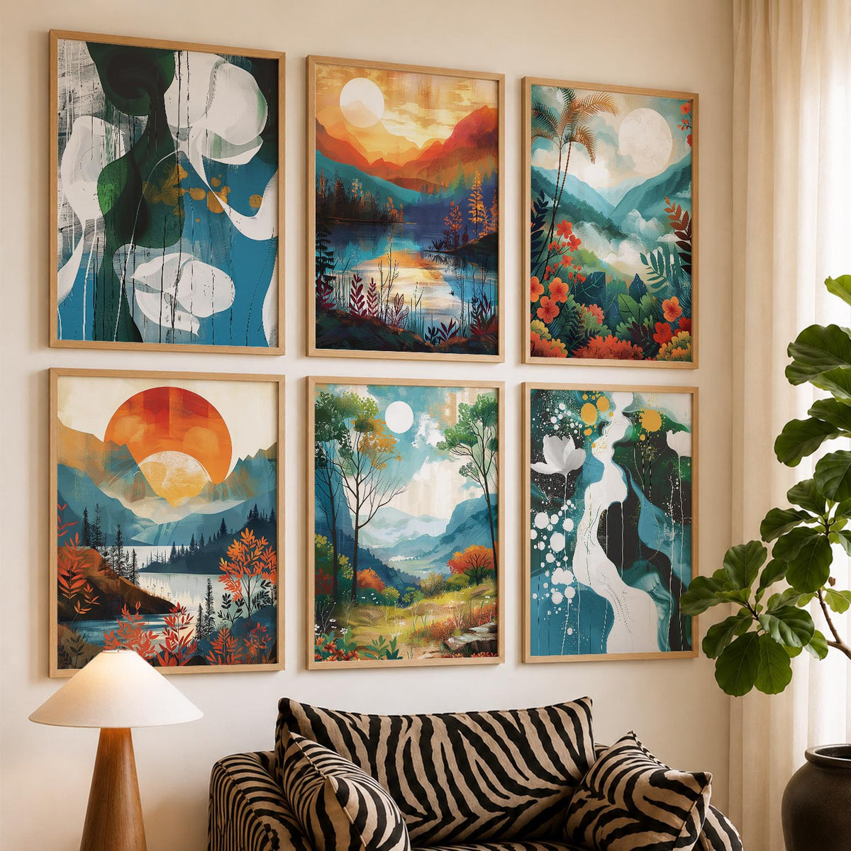 Modern Wall Art Home Décor For Living Room Office Home Hanging