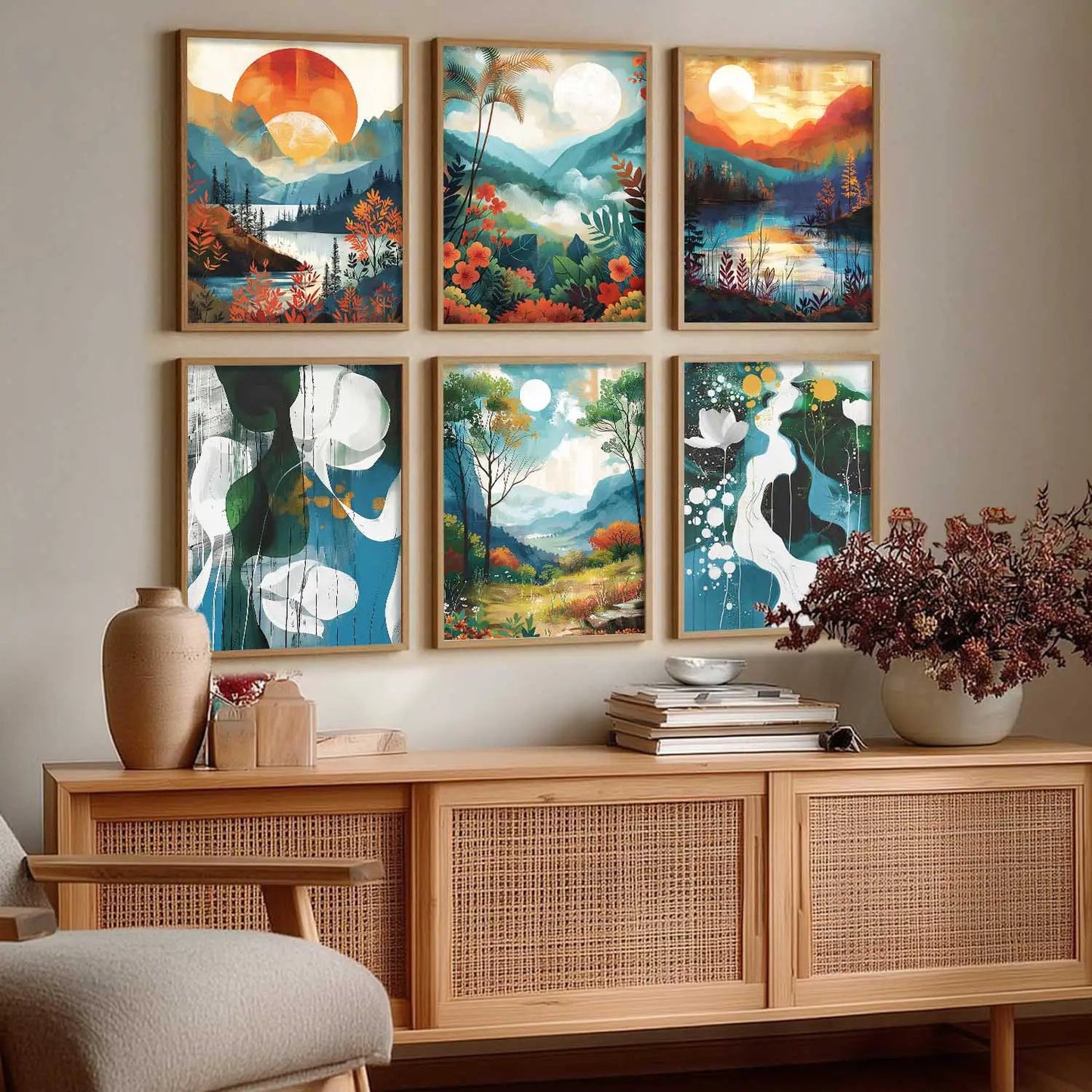 Modern Wall Art Home Décor For Living Room Office Home Hanging