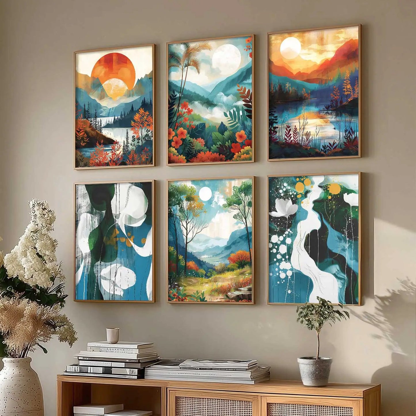 Modern Wall Art Home Décor For Living Room Office Home Hanging