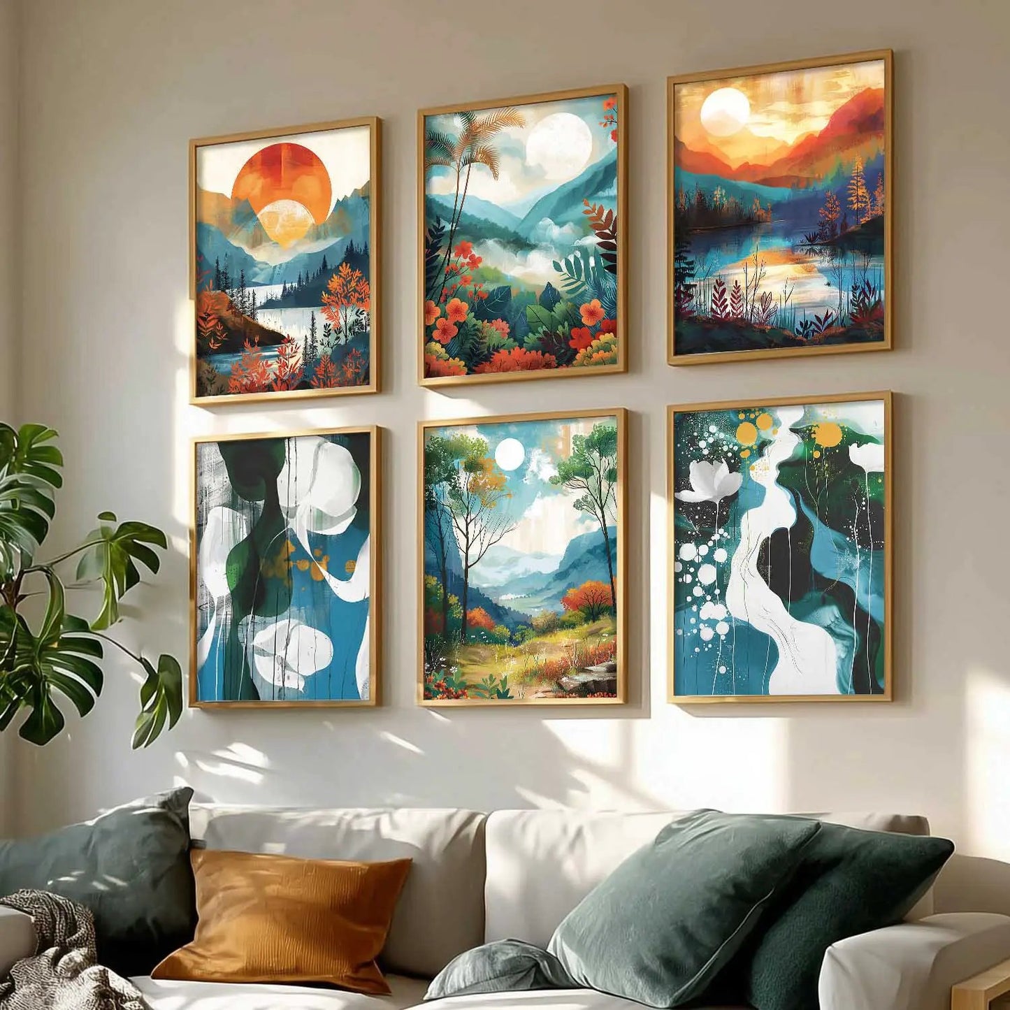 Modern Wall Art Home Décor For Living Room Office Home Hanging