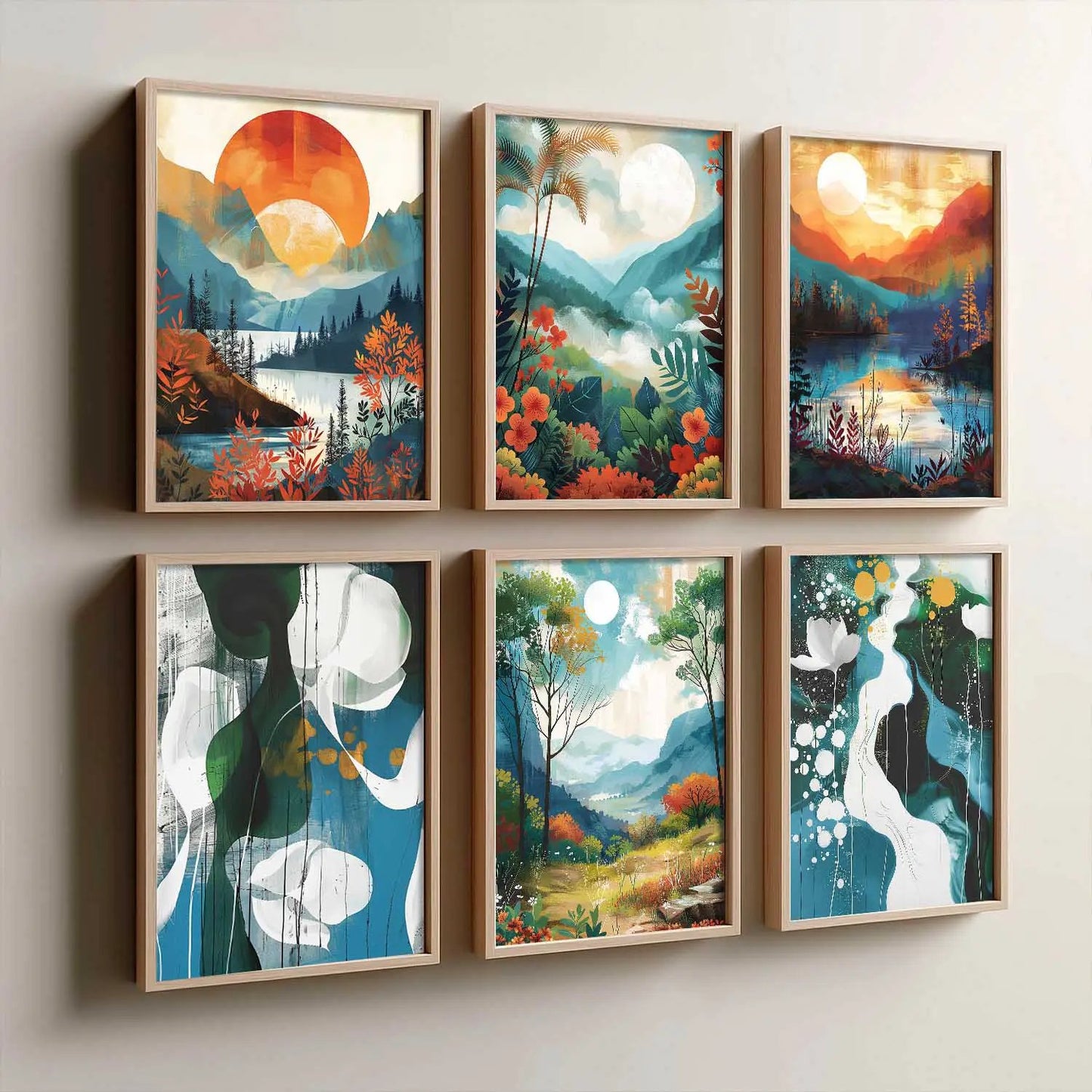 Modern Wall Art Home Décor For Living Room Office Home Hanging