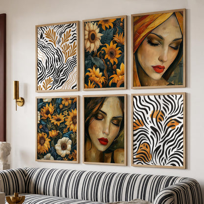 Floral Wall Art Home Décor For Living Room Office Home Hanging