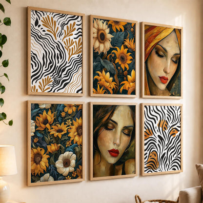 Floral Wall Art Home Décor For Living Room Office Home Hanging