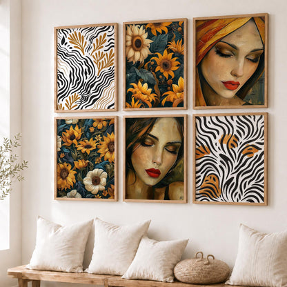 Floral Wall Art Home Décor For Living Room Office Home Hanging