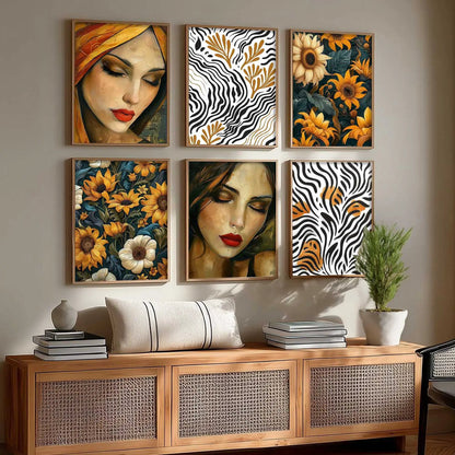 Floral Wall Art Home Décor For Living Room Office Home Hanging