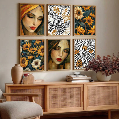 Floral Wall Art Home Décor For Living Room Office Home Hanging