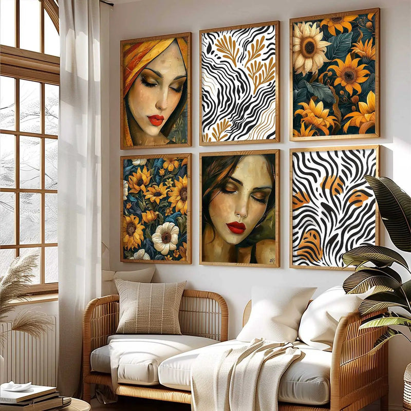 Floral Wall Art Home Décor For Living Room Office Home Hanging