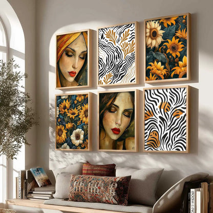Floral Wall Art Home Décor For Living Room Office Home Hanging