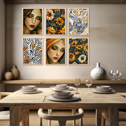 Floral Wall Art Home Décor For Living Room Office Home Hanging