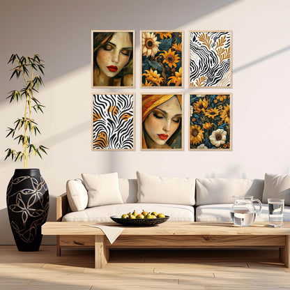 Floral Wall Art Home Décor For Living Room Office Home Hanging