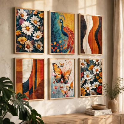 Floral Wall Art Home Décor For Living Room Office Home Hanging