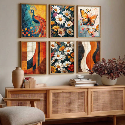 Floral Wall Art Home Décor For Living Room Office Home Hanging