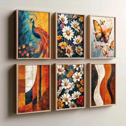 Floral Wall Art Home Décor For Living Room Office Home Hanging