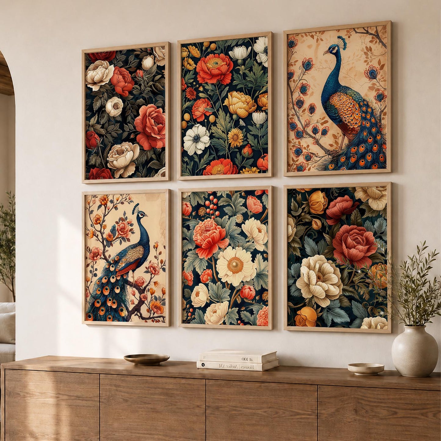 Floral Wall Art Home Décor For Living Room Office Home Hanging