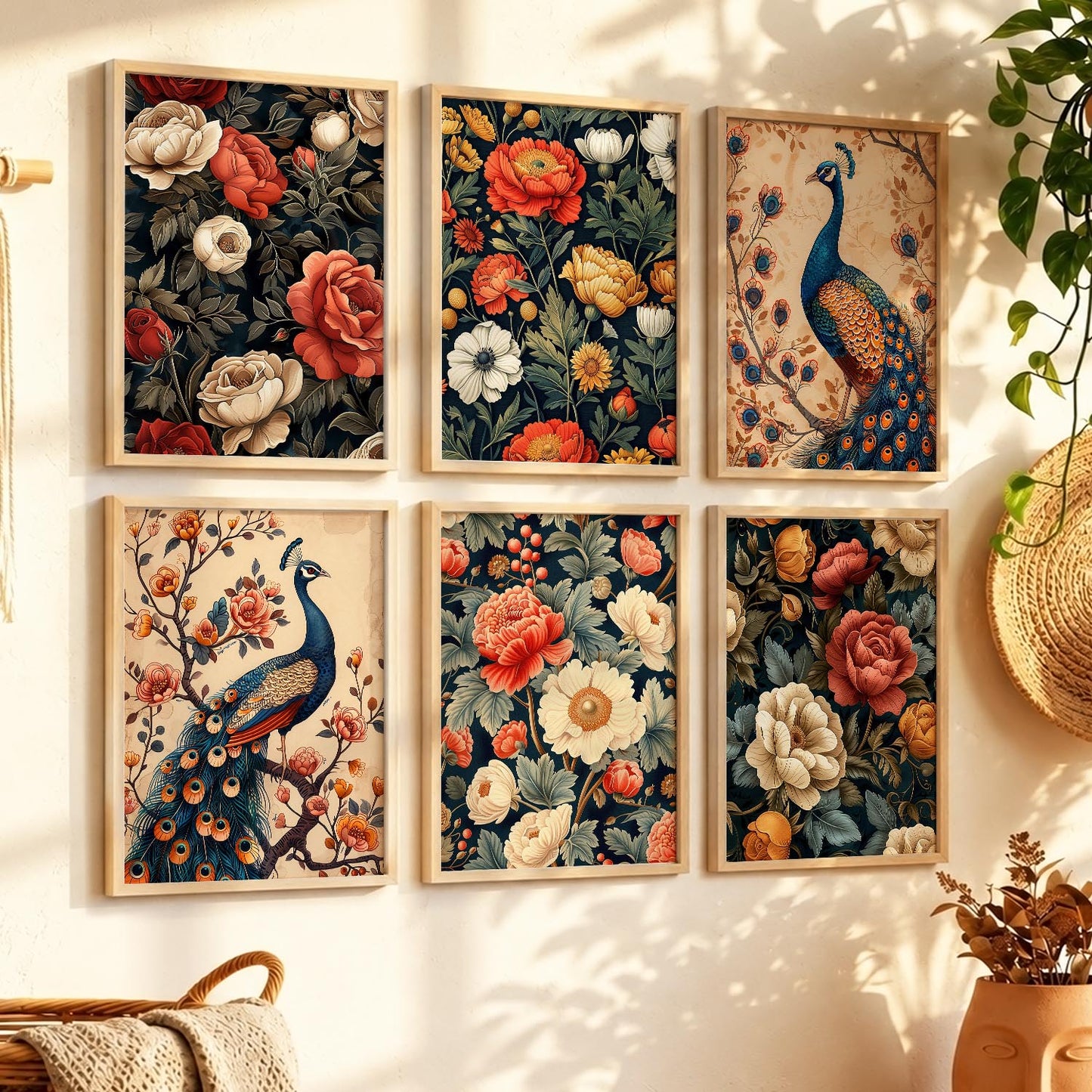Floral Wall Art Home Décor For Living Room Office Home Hanging