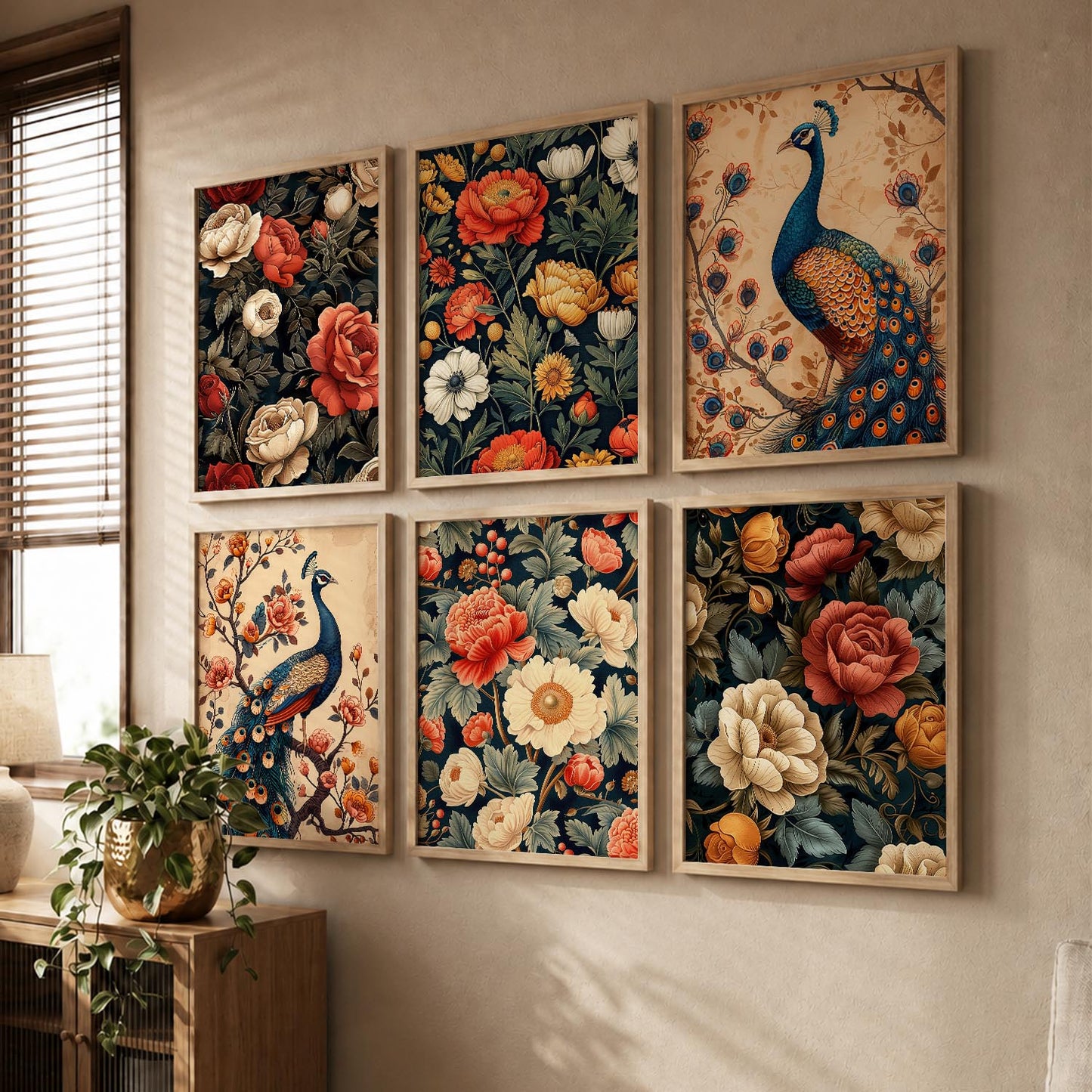 Floral Wall Art Home Décor For Living Room Office Home Hanging