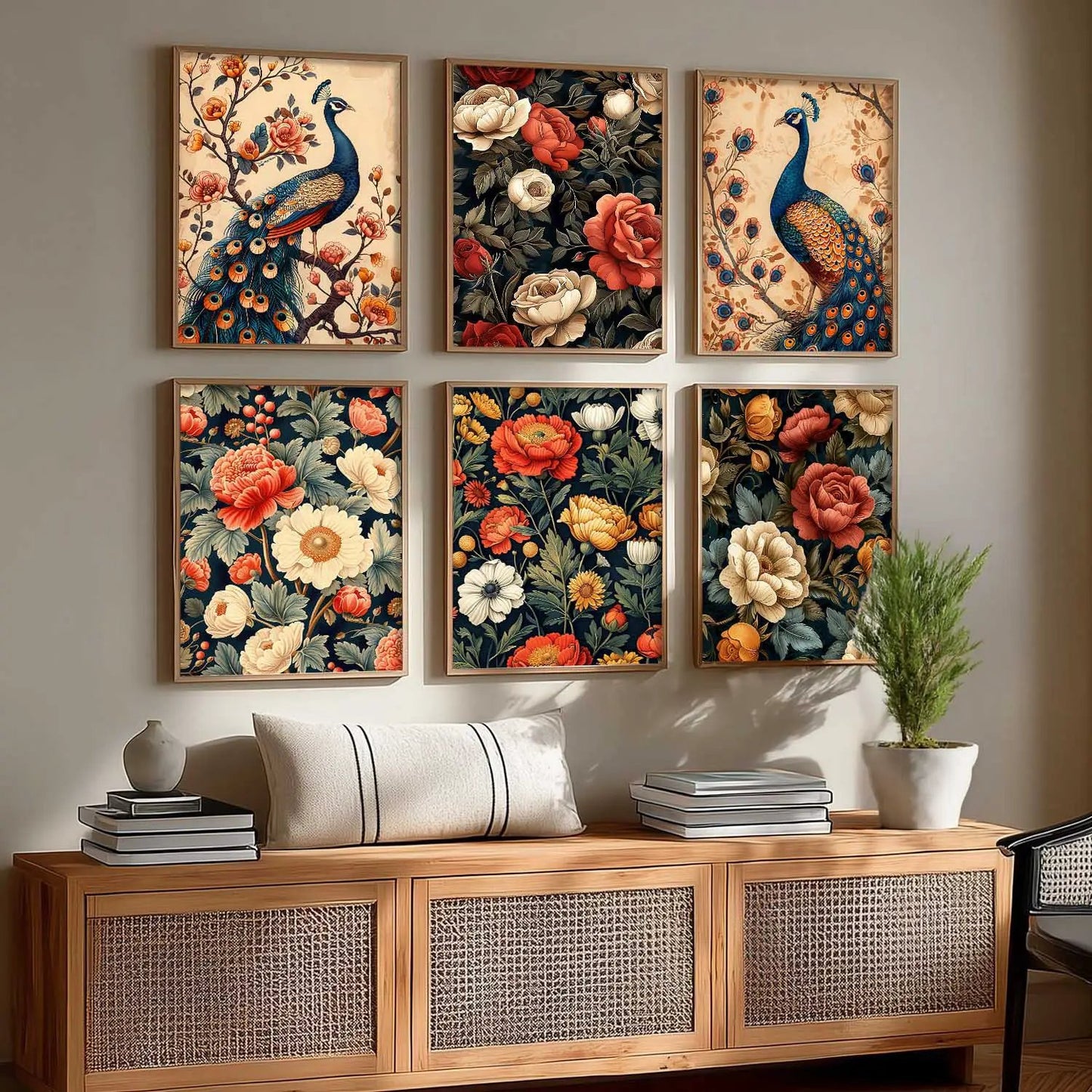 Floral Wall Art Home Décor For Living Room Office Home Hanging