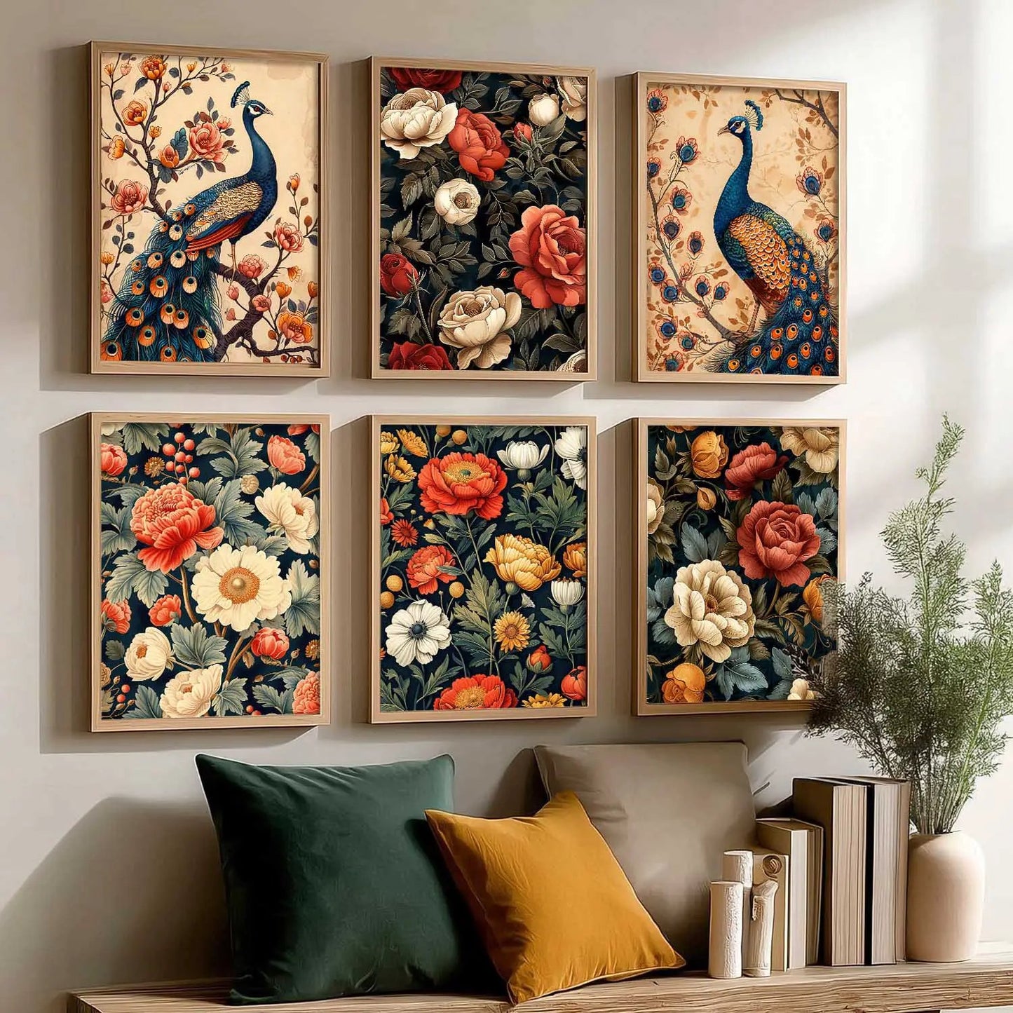 Floral Wall Art Home Décor For Living Room Office Home Hanging