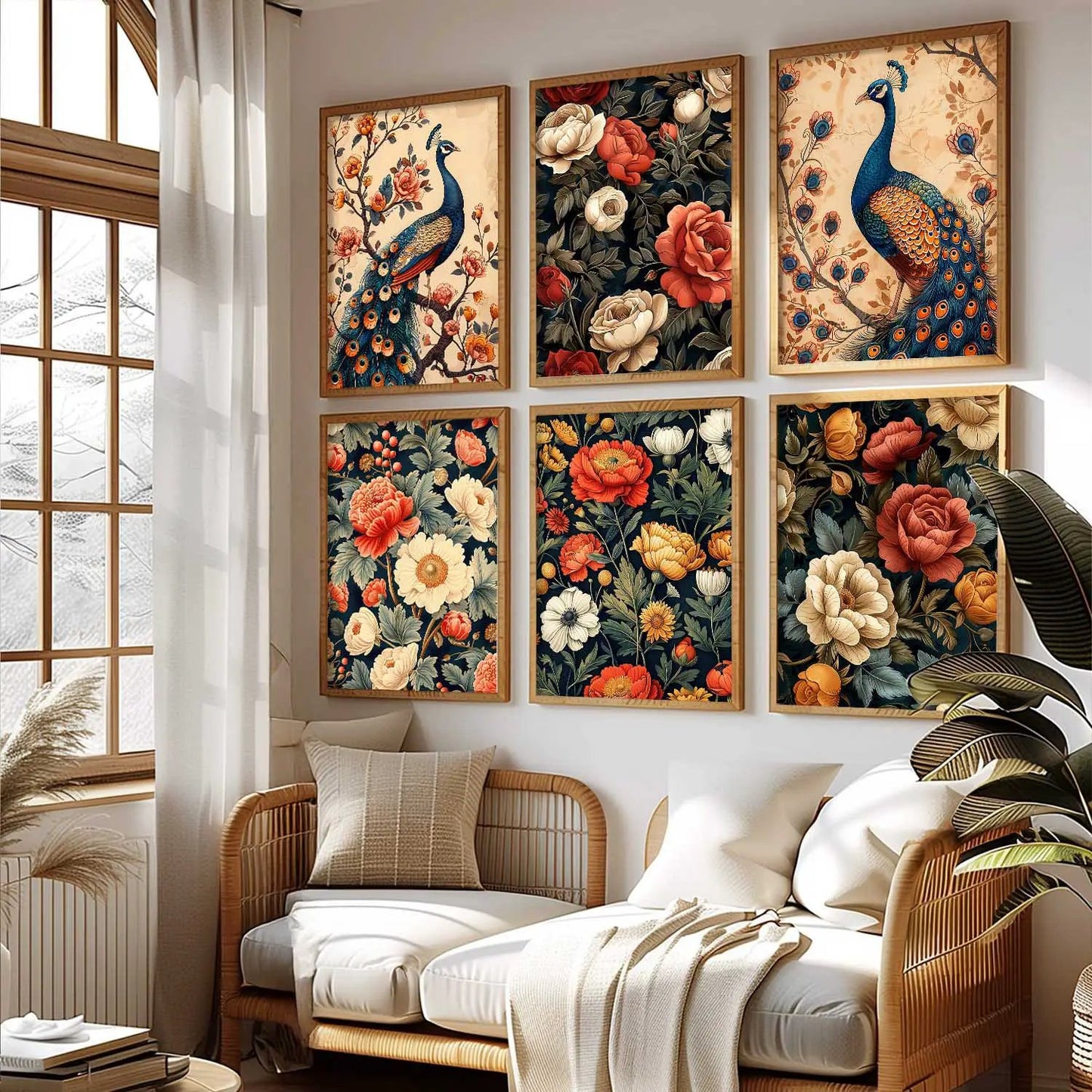 Floral Wall Art Home Décor For Living Room Office Home Hanging