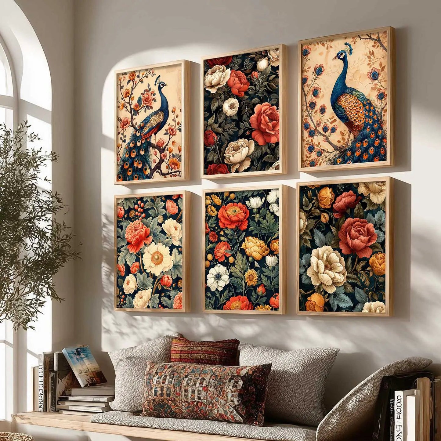 Floral Wall Art Home Décor For Living Room Office Home Hanging