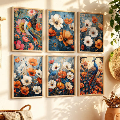 Floral Wall Art Home Décor For Living Room Office Home Hanging
