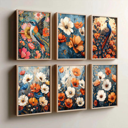 Floral Wall Art Home Décor For Living Room Office Home Hanging