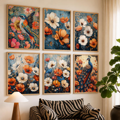 Floral Wall Art Home Décor For Living Room Office Home Hanging
