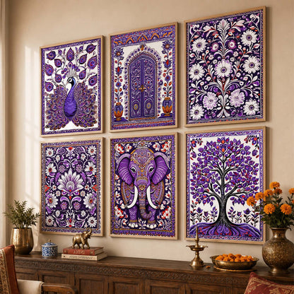 Madhubani Wall Art Home Décor For Living Room Office Home Hanging