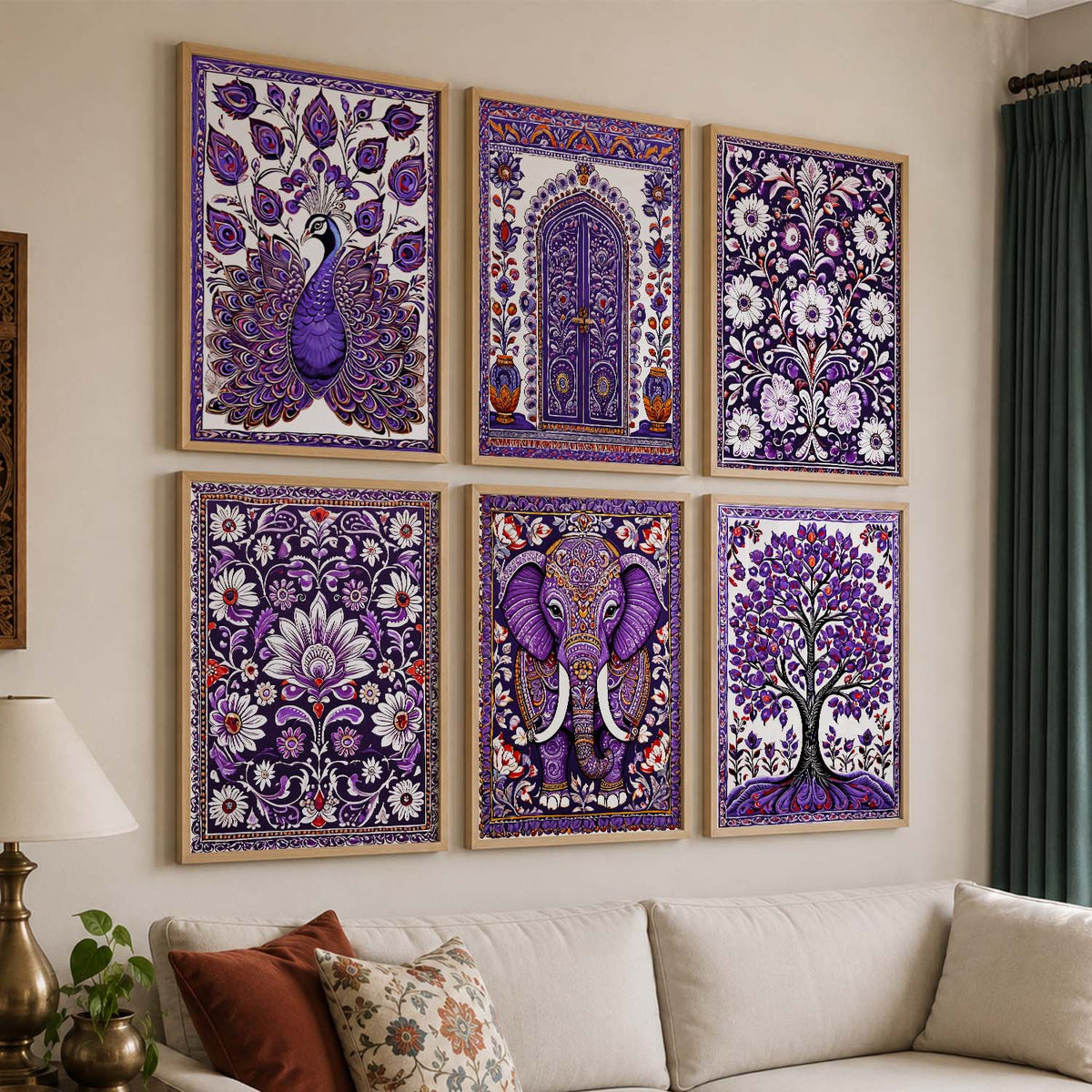 Madhubani Wall Art Home Décor For Living Room Office Home Hanging