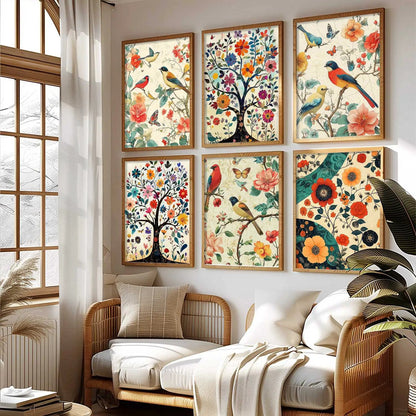 Traditional  Wall Art Prints with Frame for Wall Decor