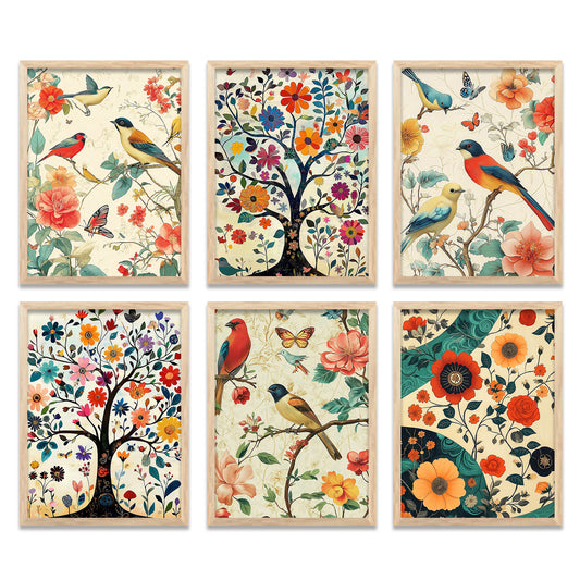 Traditional  Wall Art Prints with Frame for Wall Decor