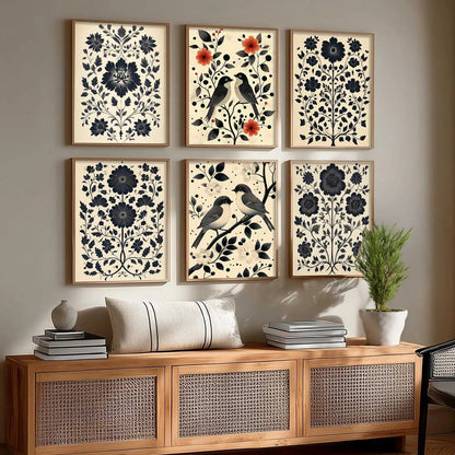 Traditionali Wall Art Prints with Frame for Wall Decor