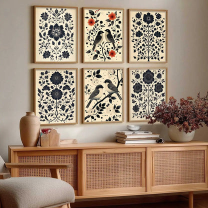 Traditionali Wall Art Prints with Frame for Wall Decor