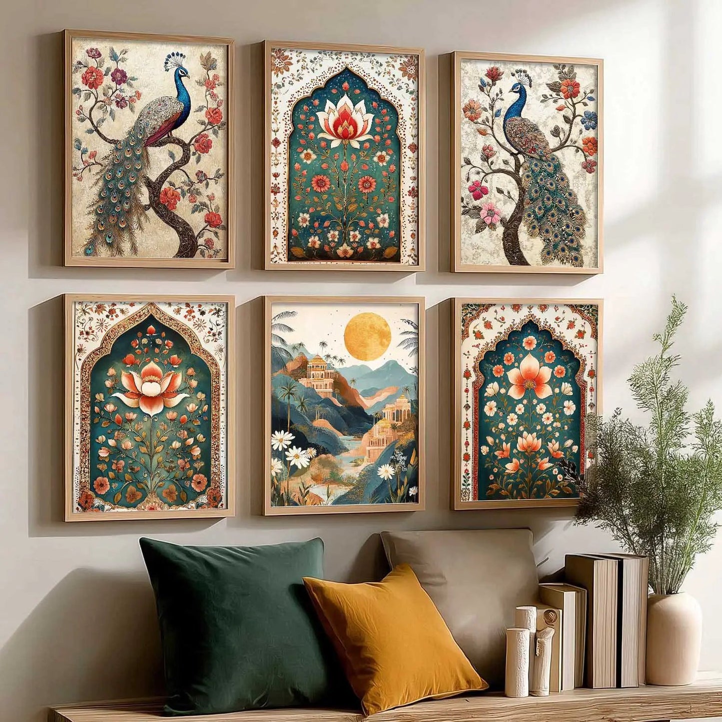 Madhubani  Wall Art Paintings with Frame for Wall Decor