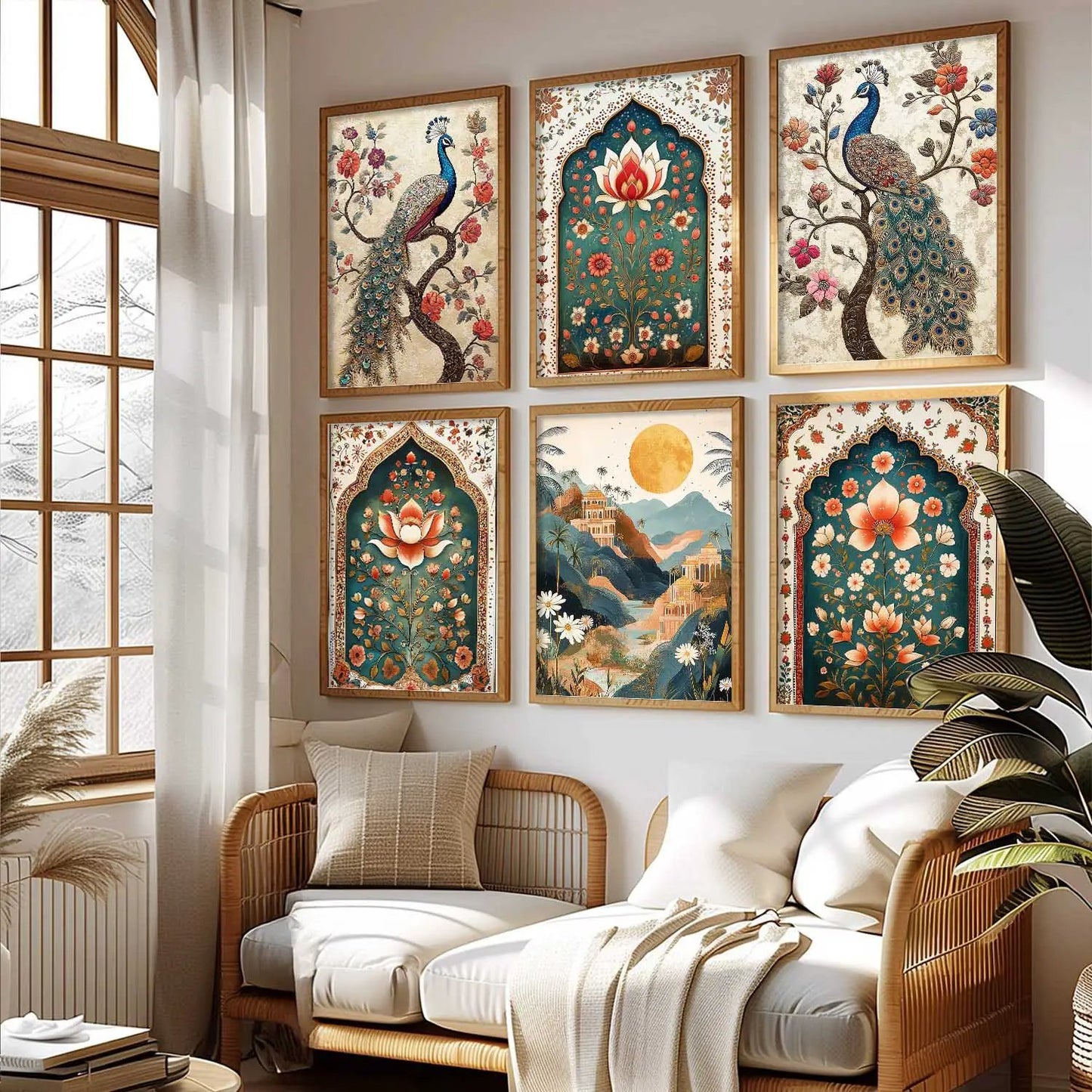 Madhubani  Wall Art Paintings with Frame for Wall Decor