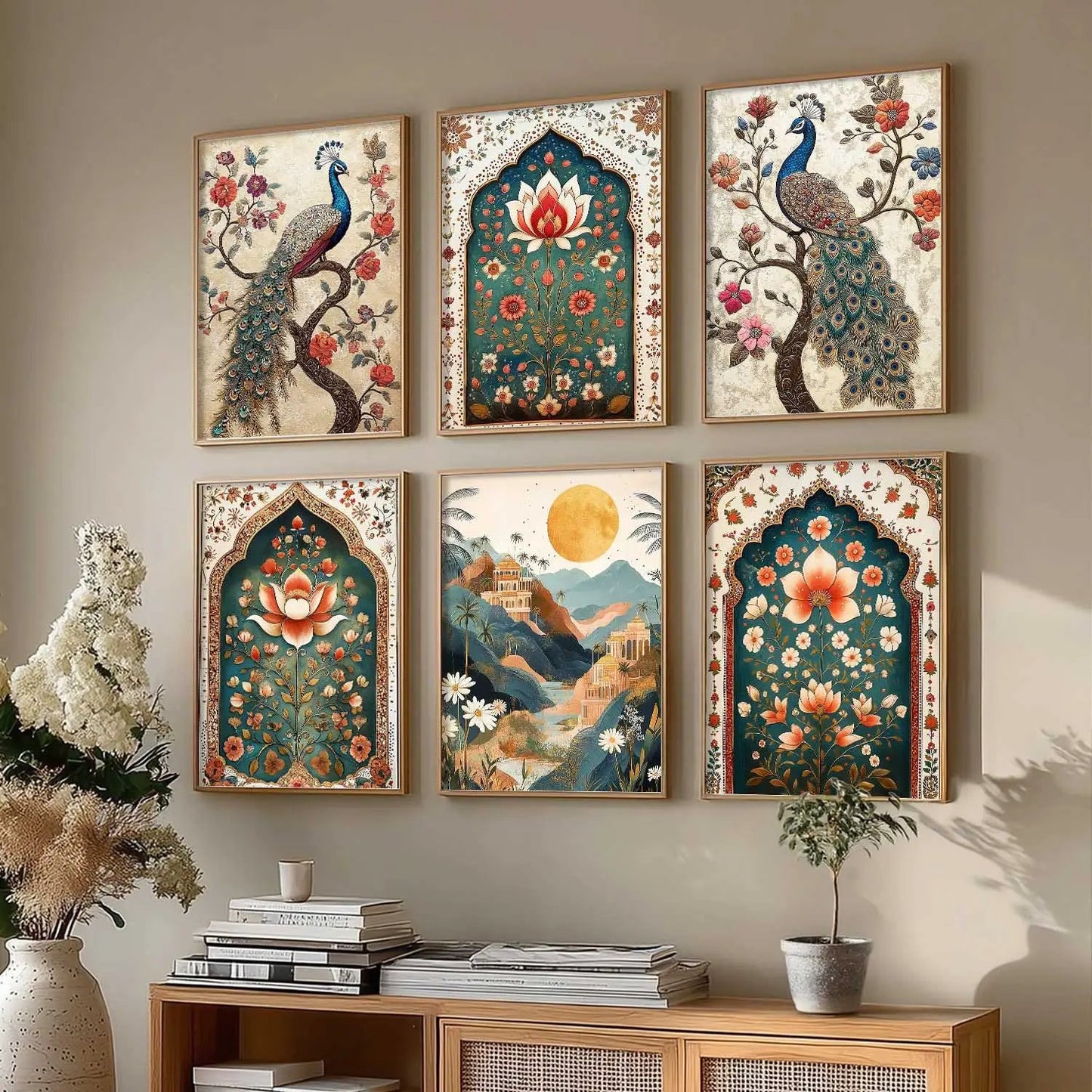 Madhubani  Wall Art Paintings with Frame for Wall Decor