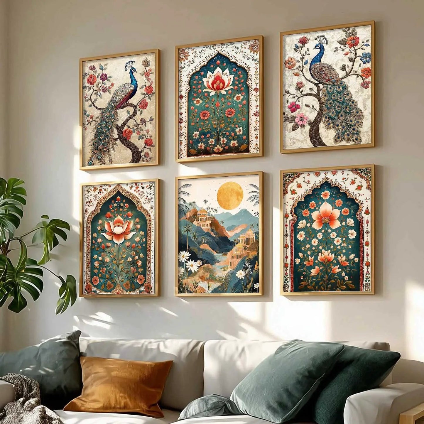 Madhubani  Wall Art Paintings with Frame for Wall Decor