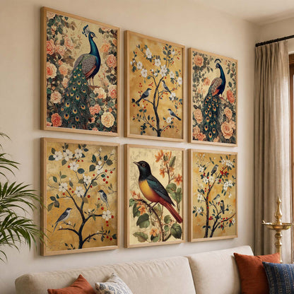Traditional  Wall Art Paintings with Frame for Wall Decor