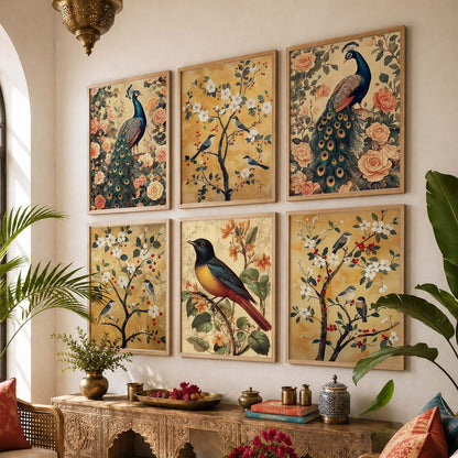 Traditional  Wall Art Paintings with Frame for Wall Decor