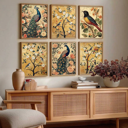 Traditional  Wall Art Paintings with Frame for Wall Decor