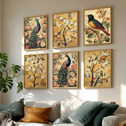 Traditional  Wall Art Paintings with Frame for Wall Decor