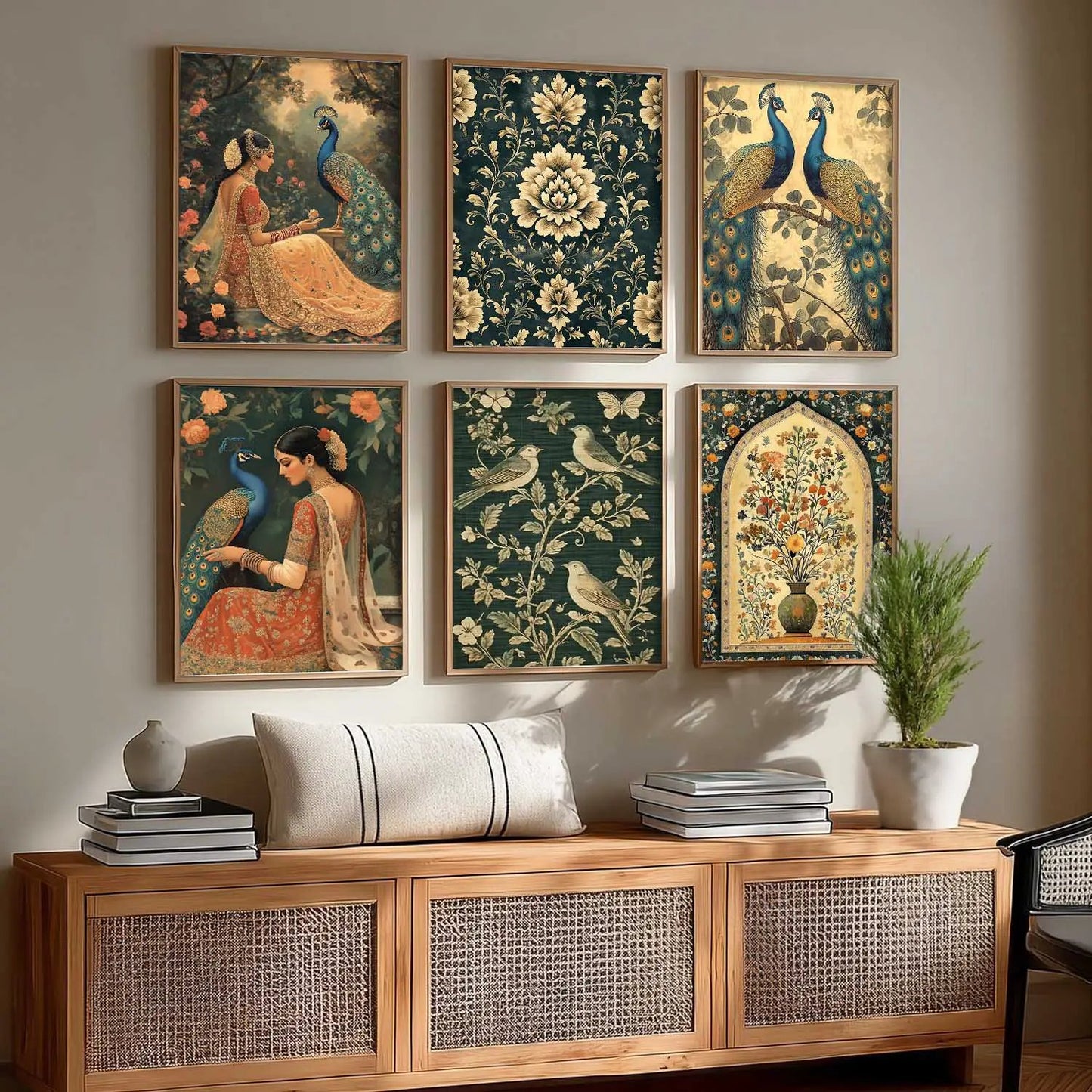 Madhubani  Wall Art Paintings with Frame for Wall Decor