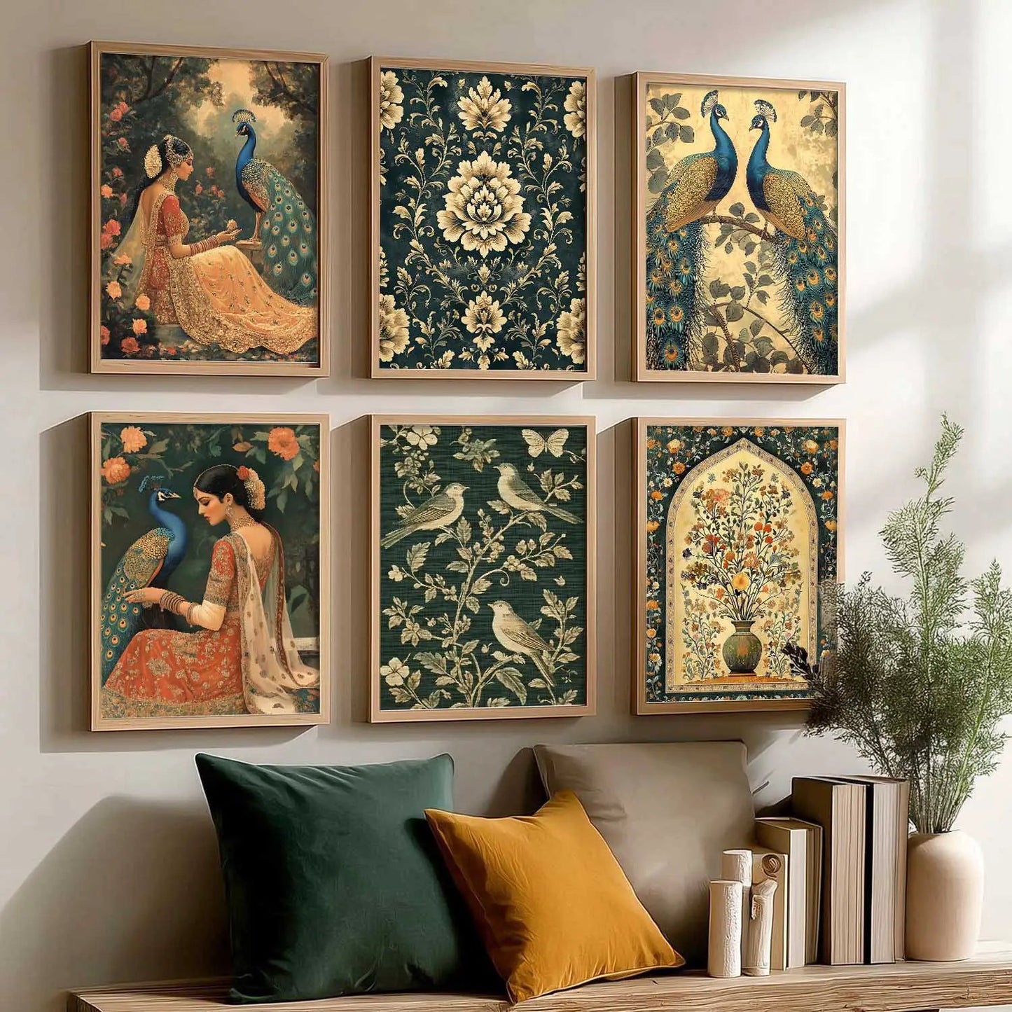 Madhubani  Wall Art Paintings with Frame for Wall Decor