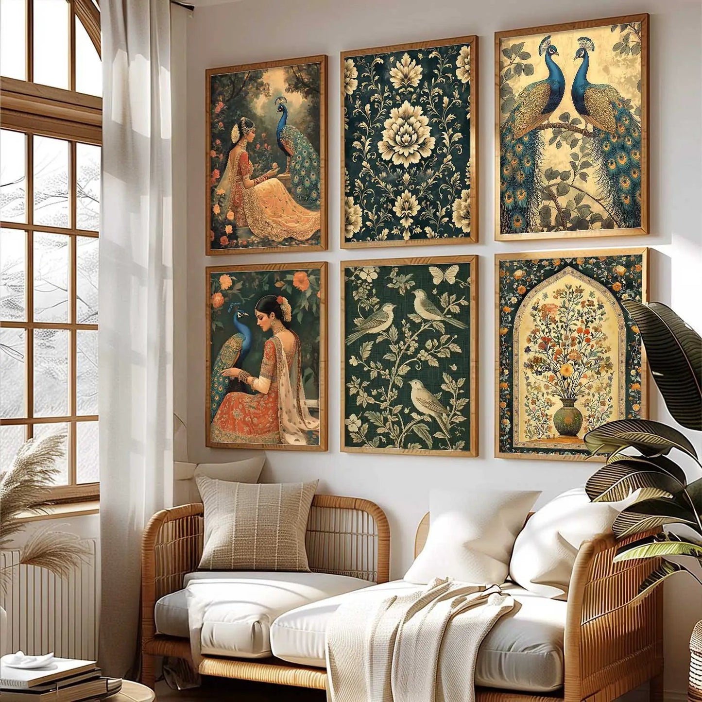 Madhubani  Wall Art Paintings with Frame for Wall Decor