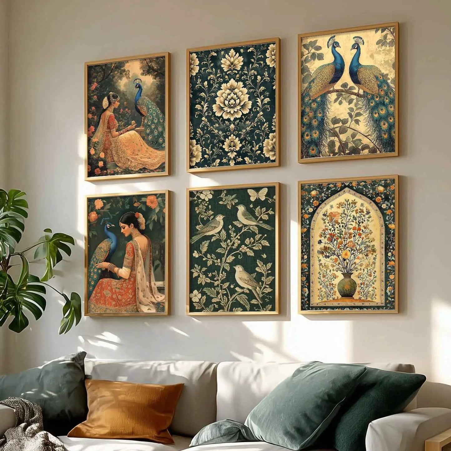 Madhubani  Wall Art Paintings with Frame for Wall Decor