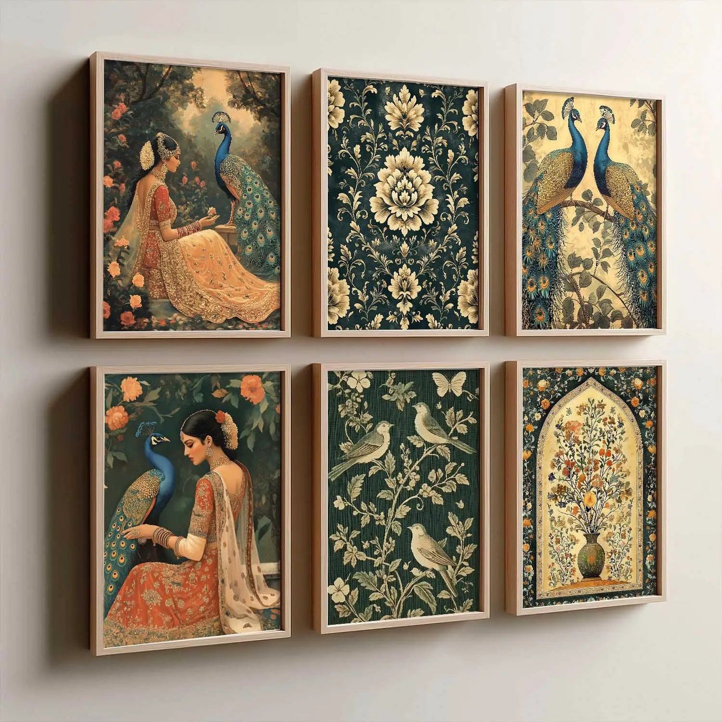 Madhubani  Wall Art Paintings with Frame for Wall Decor