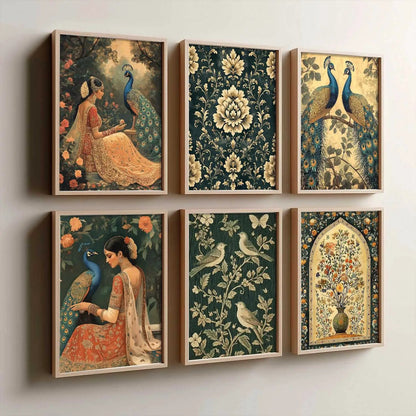 Madhubani  Wall Art Paintings with Frame for Wall Decor