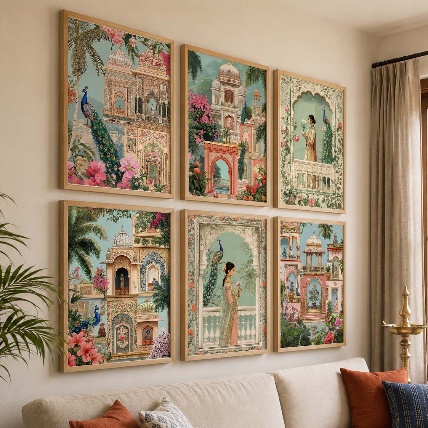 Madhubani Wall Art Paintings with Frame for Wall Decor