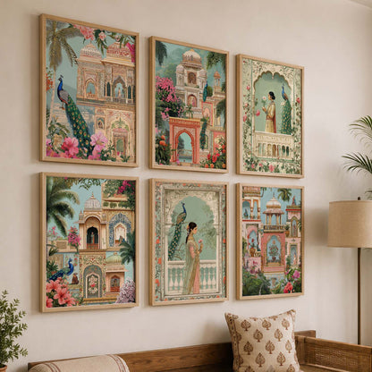 Madhubani Wall Art Paintings with Frame for Wall Decor