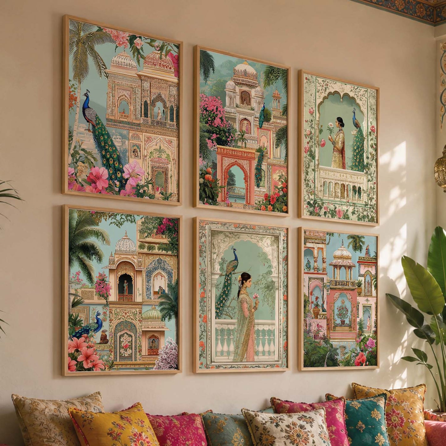 Madhubani Wall Art Paintings with Frame for Wall Decor